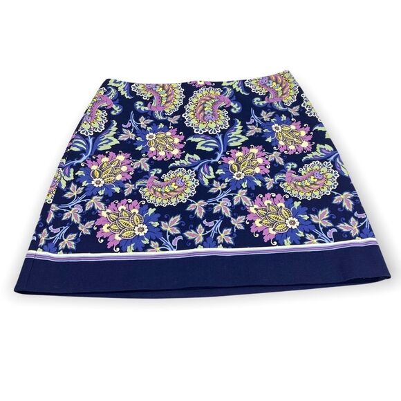 Talbots Women's Petite Floral Paisley A-Line Skirt size 6P - Picture 1 of 9